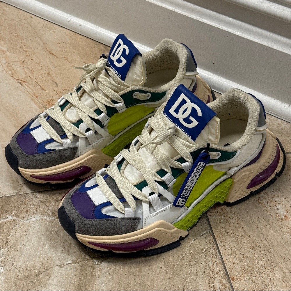 Dolce & Gabbana Airmaster Multicolor Sneakers size 41/8